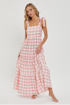 Gingham Maxi Dress