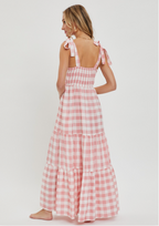 Gingham Maxi Dress