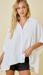 Oversized Button Down Shirt