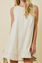Sleeveless A-Line Dress