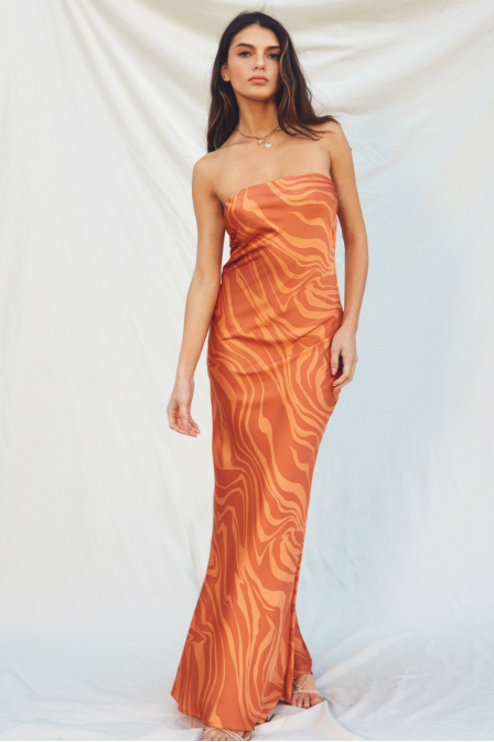 Wilder Days Strapless Maxi Dress