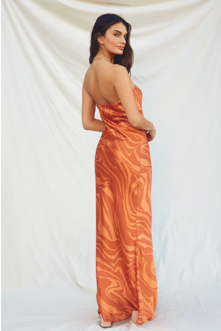 Wilder Days Strapless Maxi Dress