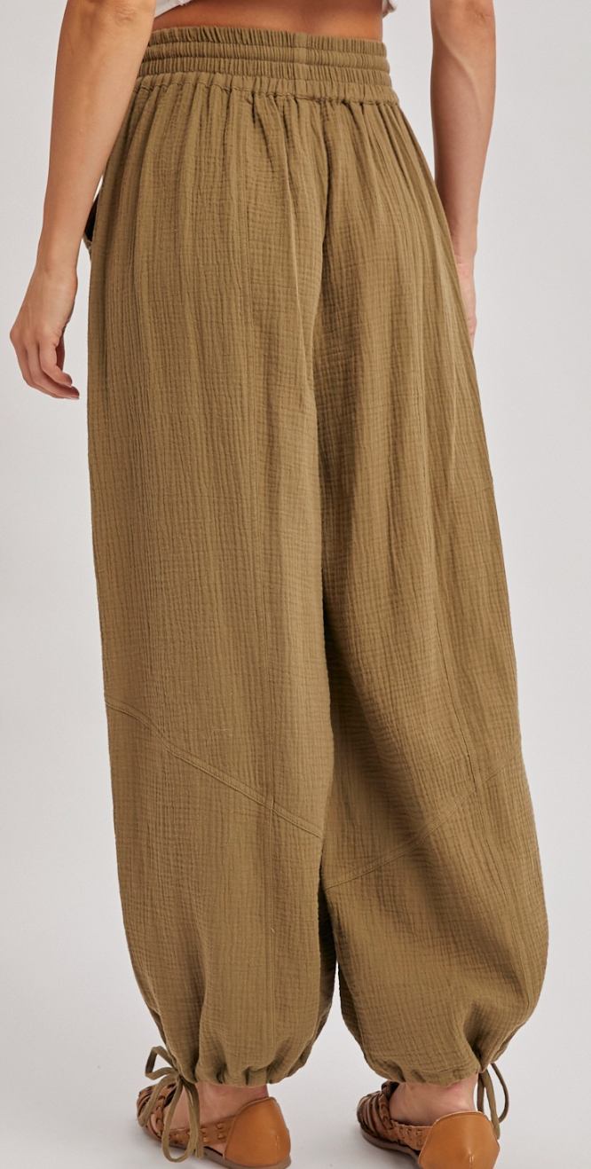 Jogger Harem Drawstring Pants